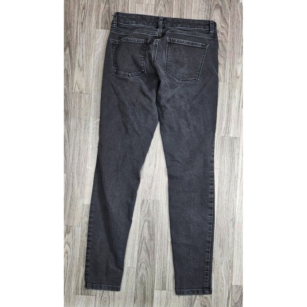 White‎ House Black Market Womens Size XS Black Grey Denim Jeans